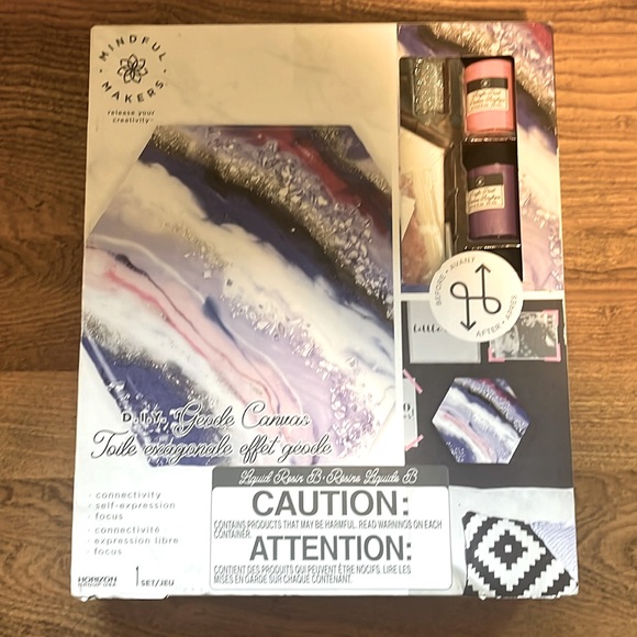 DIY Geode Canvas Wall Art - Picture 1 of 5